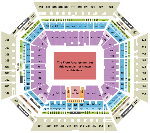 Hard Rock Stadium National Championship Game Seating Chart